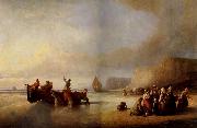 Delacroix Auguste, Depart pour la peche